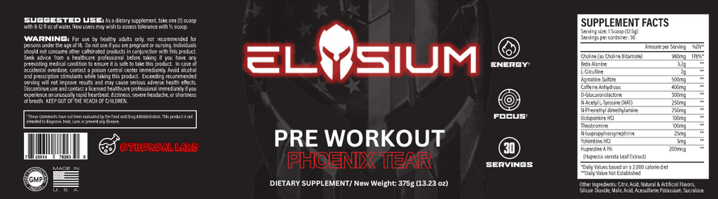 Phoenix Tear Pre Workout